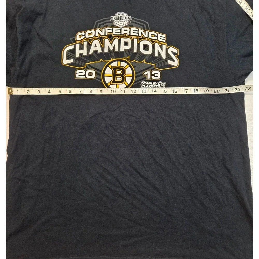 2013 Boston Bruins Eastern Conference Champions T Shirt XL Gildan NHL Hockey